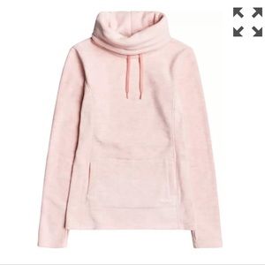 Roxy Women's Snow Flakes Vibes Cowl Neck Fleece Pullover Size Small NWT
